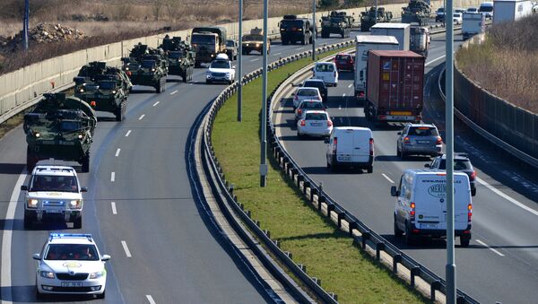 US military convoy arrives in Prague (File) - Sputnik International