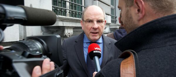 Minister of Justice Koen Geens arrives for a Minister's council meeting of the federal government in Brussels on May 27, 2016. Minister of Justice Koen Geens arrives for a Minister's council meeting of the federal government in Brussels on May 27, 2016. - Sputnik International