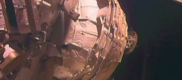 In this image taken from NASA video on Saturday, May 28, 2016, the Bigelow Expandable Activity Module, or BEAM, is in the process of being inflated. In this image taken from NASA video on Saturday, May 28, 2016, the Bigelow Expandable Activity Module, or BEAM, is in the process of being inflated. - Sputnik International