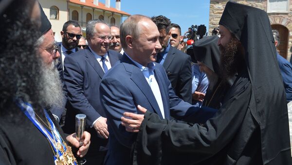 President Vladimir Putin's visit to Greece. Day Two - Sputnik International