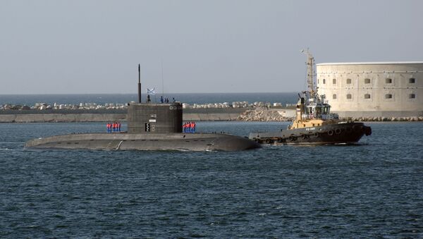 The Black Sea Fleet's Novorossiysk submarine arriving in the Sevastopol harbor. - Sputnik International