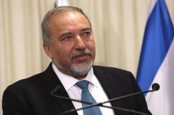 Avigdor Lieberman, the head of hardline nationalist party Yisrael Beitenu, is seen during a ceremony in which he signed a coalition agreement with the Israeli prime minister at the Knesset, the Israeli parliament in Jerusalem Avigdor Lieberman, the head of hardline nationalist party Yisrael Beitenu, is seen during a ceremony in which he signed a coalition agreement with the Israeli prime minister at the Knesset, the Israeli parliament in Jerusalem - Sputnik International