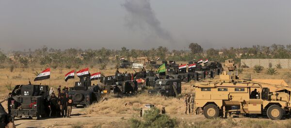 Iraqi military forces prepare for an offensive into Fallujah to retake the city from Islamic State militants in Iraq, Monday, May 30, 2016. - Sputnik International