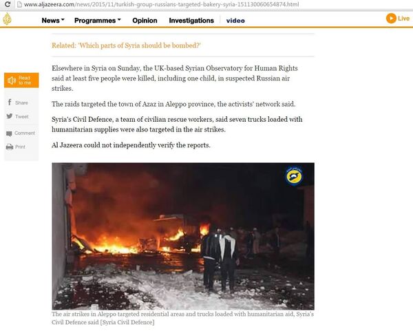 Screenshot of the article's headline Screenshot of the article's headline - Sputnik International