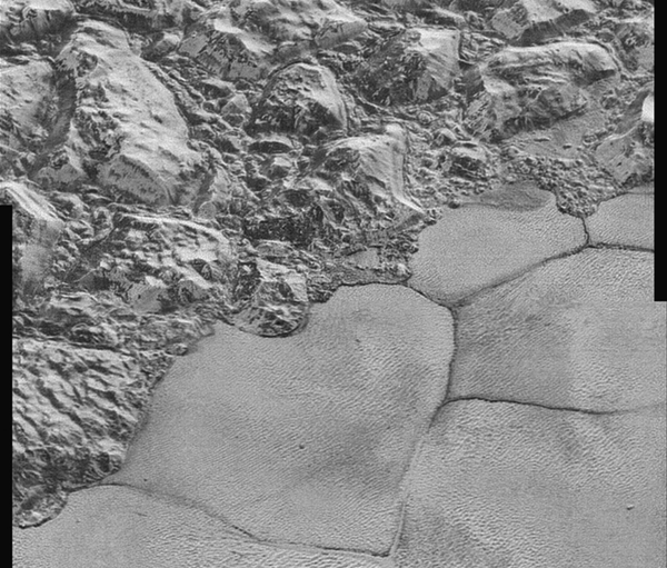 One section of the new Pluto images. One section of the new Pluto images. - Sputnik International