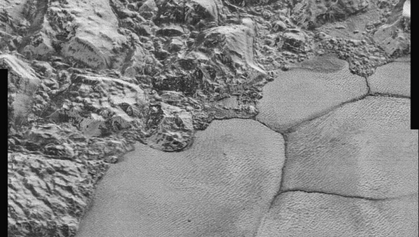 One section of the new Pluto images. - Sputnik International