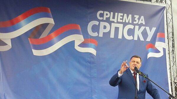 Republika Srpska President Milorad Dodik at a meeting in Banja Luka, May 14 2016 - Sputnik International