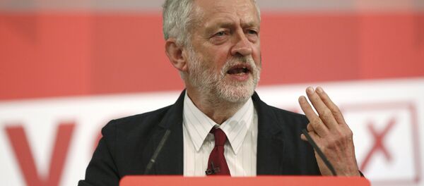 Labour Party leader, Jeremy Corbyn addresses an event stating why he wants to remain in the EU, in London, Britain June 2, 2016 Labour Party leader, Jeremy Corbyn addresses an event stating why he wants to remain in the EU, in London, Britain June 2, 2016 - Sputnik International