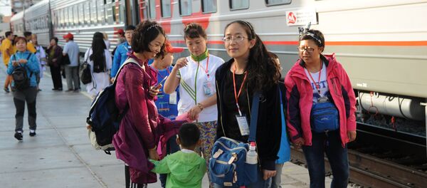 Tourist train The Great Tea Road Manchuria - Siberia - Sputnik International