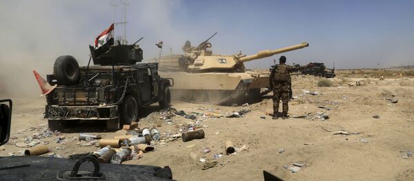Iraqi military forces prepare for an offensive into Fallujah to retake the city from Islamic State militants in Iraq, Friday, June 3, 2016 Iraqi military forces prepare for an offensive into Fallujah to retake the city from Islamic State militants in Iraq, Friday, June 3, 2016 - Sputnik International