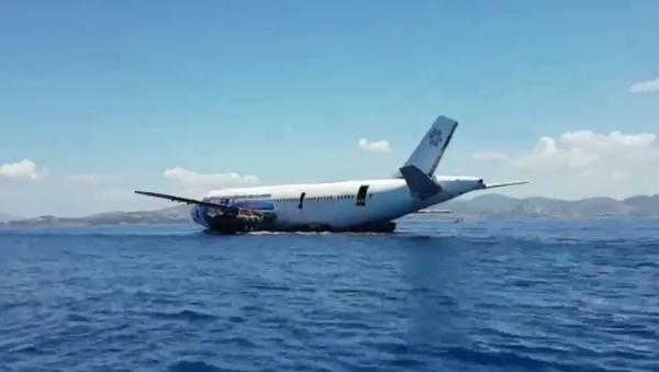 Airbus A300 passenger aircraft sunk into the sea - Sputnik International