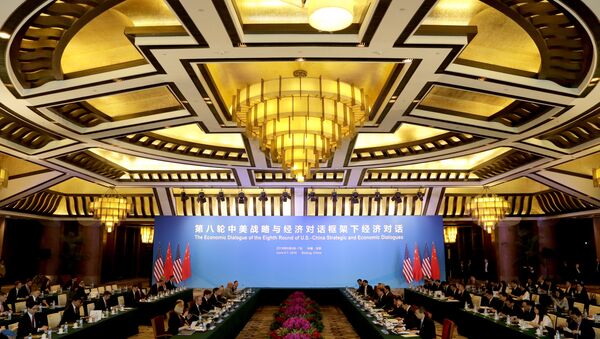 U.S. and Chinese officials attend the 8th round of the U.S.-China Strategic and Economic Dialogue at Diaoyutai State Guest House in Beijing - Sputnik International