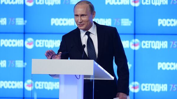 President Vladimir Putin visits Rossiya Segodnya International Information Agency - Sputnik International