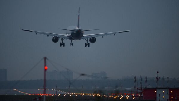 Airbus A320 lands in Sheremetyevo International Airport. (File) - Sputnik International