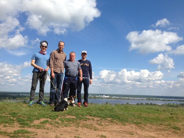 Nik and the team in Nizhny Novgorod - Sputnik International