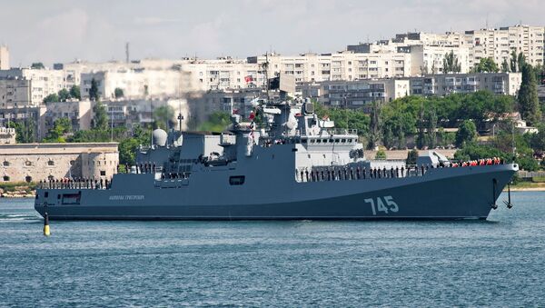 Russia’s Admiral Grigorovich frigate has arrived at its permanent base in Sevastopol - Sputnik International