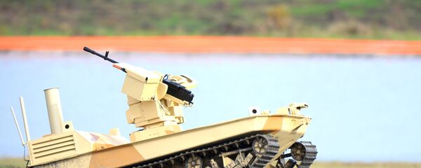 Russian combat robot. File photo - Sputnik International