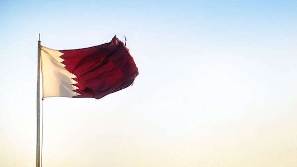 Qatari flag - Sputnik International