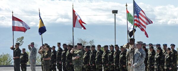 Opening ceremony of joint Armenia - NATO's Partnership for Peace manuevers in Yerevan, Armenia (File) Opening ceremony of joint Armenia - NATO's Partnership for Peace manuevers in Yerevan, Armenia (File) - Sputnik International