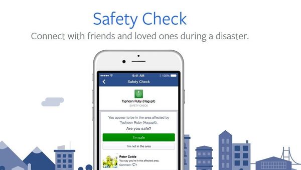 Facebook Safety Check app - Sputnik International