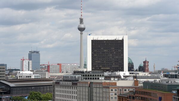 The Berlin Television tower and the hospital Charite are pictured in Berlin, Germany - Sputnik International