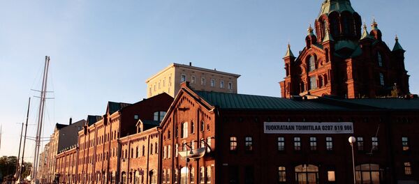 Finland. Helsinki. Kanava Terminal and Assumption Cathedral. Finland. Helsinki. Kanava Terminal and Assumption Cathedral. - Sputnik International