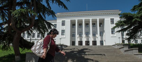 The Parliament of the Republic of South Ossetia in Tskhinval. The Parliament of the Republic of South Ossetia in Tskhinval. - Sputnik International