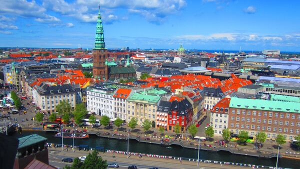 Copenhagen skyline from Christiansborg Slot tower. - Sputnik International
