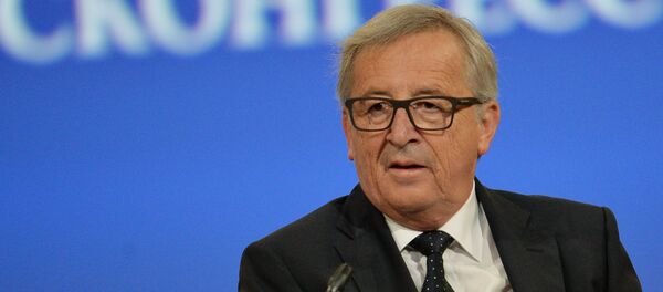 President of the European Commission Jean-Claude Juncker at the opening ceremony of the St. Petersburg International Economic Forum. - Sputnik International