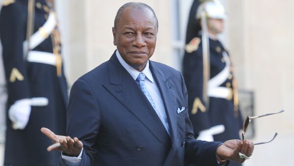 President of Guinea Alpha Conde - Sputnik International
