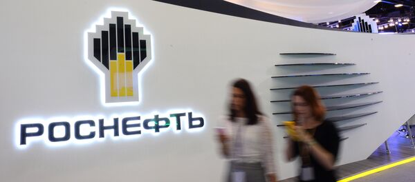 Rosneft stand in the Expoforum exhibition center before the opening of the 20th St. Petersburg International Economic Forum Rosneft stand in the Expoforum exhibition center before the opening of the 20th St. Petersburg International Economic Forum - Sputnik International