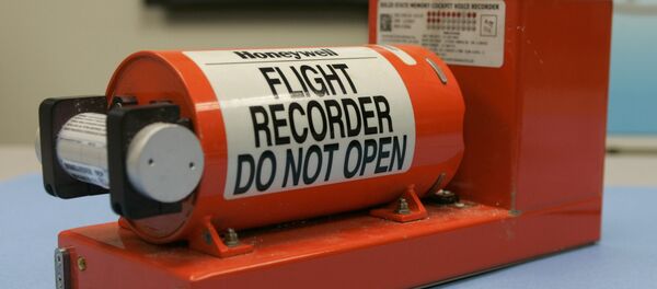 FIle photo shows the Cockpit Voice recorder from the crash of Continental Connection flight 3407 near Buffalo, New York that is displayed at the National Transportation Safety Board (NTSB) headquarters in Washington, February 13, 2009 FIle photo shows the Cockpit Voice recorder from the crash of Continental Connection flight 3407 near Buffalo, New York that is displayed at the National Transportation Safety Board (NTSB) headquarters in Washington, February 13, 2009 - Sputnik International