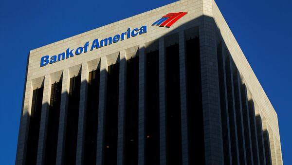 The Bank of America building is shown in Los Angeles, California October 29, 2014. - Sputnik International