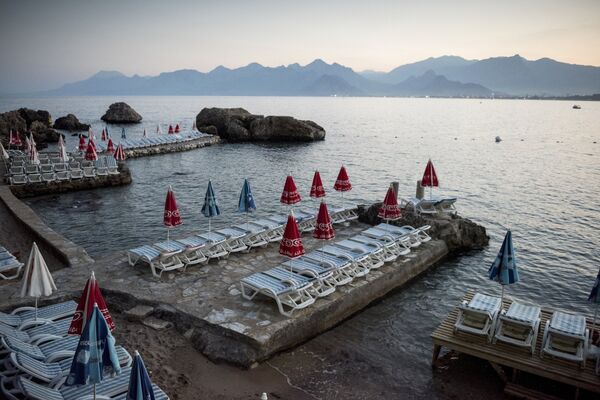 One of the beaches in Antalya, Turkey One of the beaches in Antalya, Turkey - Sputnik International