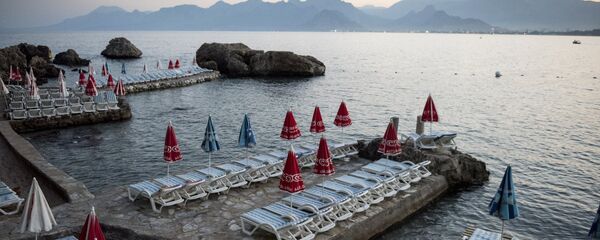 One of the beaches in Antalya, Turkey One of the beaches in Antalya, Turkey - Sputnik International
