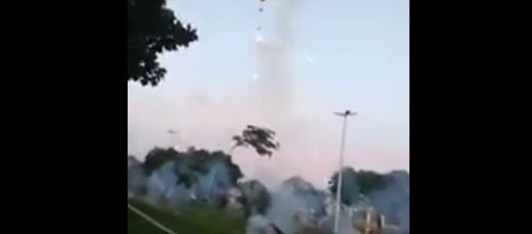 Baloon bombs a neighbourhood Baloon bombs a neighbourhood - Sputnik International