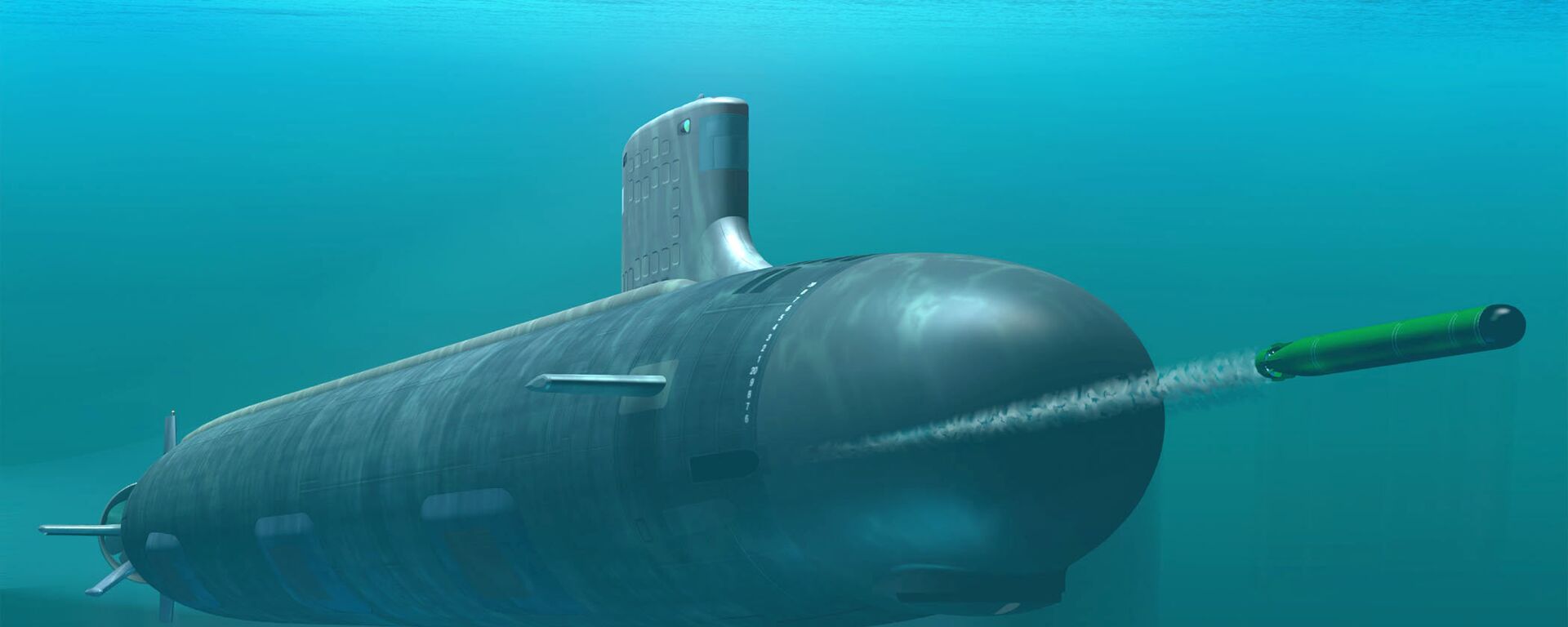 Computer-based rendering of Virginia class attack submarine - Sputnik International, 1920, 10.12.2021