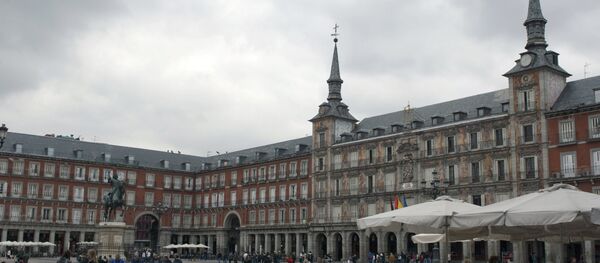 Main Square (Plaza Mayor), Madrid. - Sputnik International