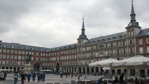 Main Square (Plaza Mayor), Madrid. - Sputnik International