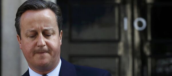 Britain's Prime Minister David Cameron speaks after Britain voted to leave the European Union, outside Number 10 Downing Street in London, Britain June 24, 2016 - Sputnik International