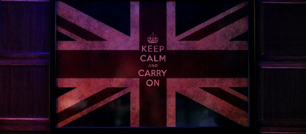 A poster of the Union Flag hangs on the wall of a British-themed bar in New Delhi, India June 24, 2016. A poster of the Union Flag hangs on the wall of a British-themed bar in New Delhi, India June 24, 2016. - Sputnik International