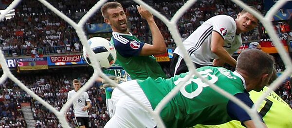 Euro 2016 game between Northern Ireland and Germany at Parc des Princes, Paris, France Euro 2016 game between Northern Ireland and Germany at Parc des Princes, Paris, France - Sputnik International