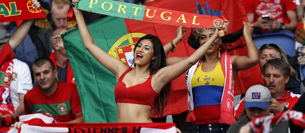 Football Soccer - Portugal v Austria - EURO 2016 - Group F - Parc des Princes, Paris, France - 18/6/16 Fans before the match Football Soccer - Portugal v Austria - EURO 2016 - Group F - Parc des Princes, Paris, France - 18/6/16 Fans before the match - Sputnik International