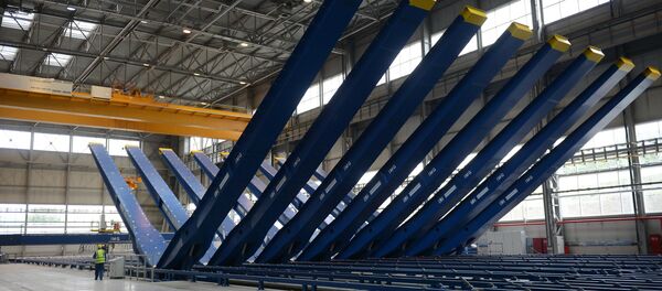 Equipment assembly in the newly constructed facilities of Zvezda Shipbuilding Complex in Bolshoi Kamen Bay in the Primorye Territory Equipment assembly in the newly constructed facilities of Zvezda Shipbuilding Complex in Bolshoi Kamen Bay in the Primorye Territory - Sputnik International