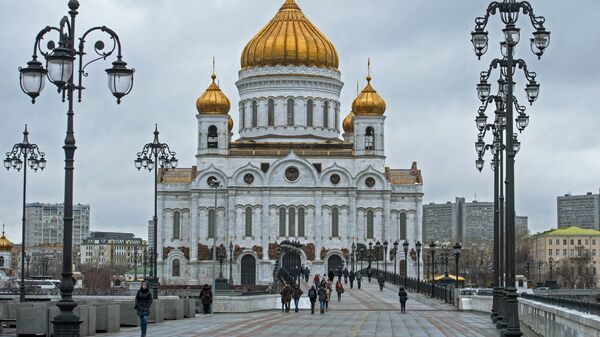 Cathedral of Christ the Savior in Moscow - Sputnik International