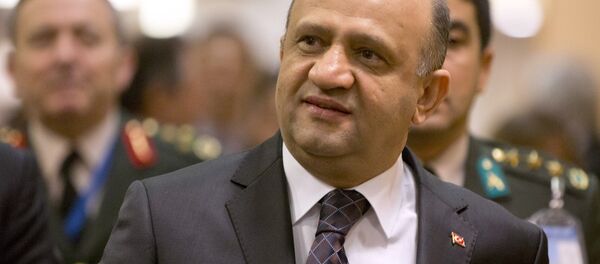 Turkish Defense Minister Fikri Isik arrives for a meeting at NATO headquarters in Brussels on June 14, 2016 Turkish Defense Minister Fikri Isik arrives for a meeting at NATO headquarters in Brussels on June 14, 2016 - Sputnik International