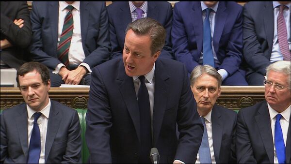 In this image taken from the Parliamentary Recording Unit Britain's Prime Minister, David Cameron, addresses the House of Commons in London, Monday June 27, 2016, regarding the result of the referendum vote on leaving the EU which took place Thursday - Sputnik International