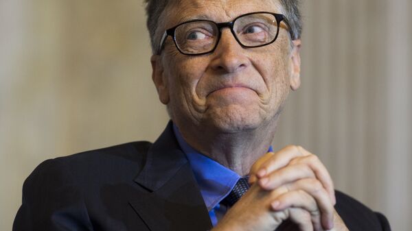 Bill Gates, co-chair of the Bill and Melinda Gates Foundation and founder of Microsoft, participates in the Financial Inclusion Forum at the Treasury Department in Washington, DC, December 1, 2015.  - Sputnik International