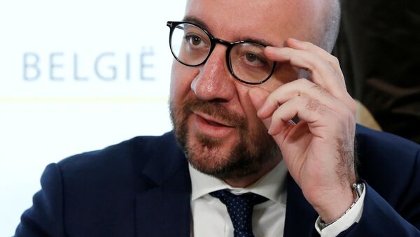 Belgian Prime Minister Charles Michel addresses a news conference following a government's security council in Brussels, Belgium, June 18, 2016 - Sputnik International