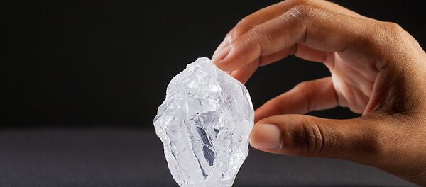 At 1109-carats, Lesedi la Rona is the largest gem-quality rough diamond to be discovered in over a century and the largest rough diamond in existence today. - Sputnik International